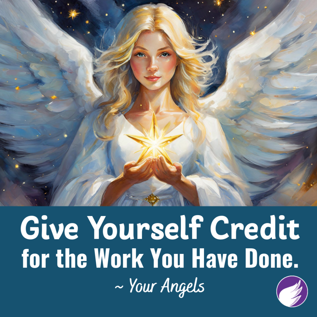 Give Yourself Credit for the Work You Have Done