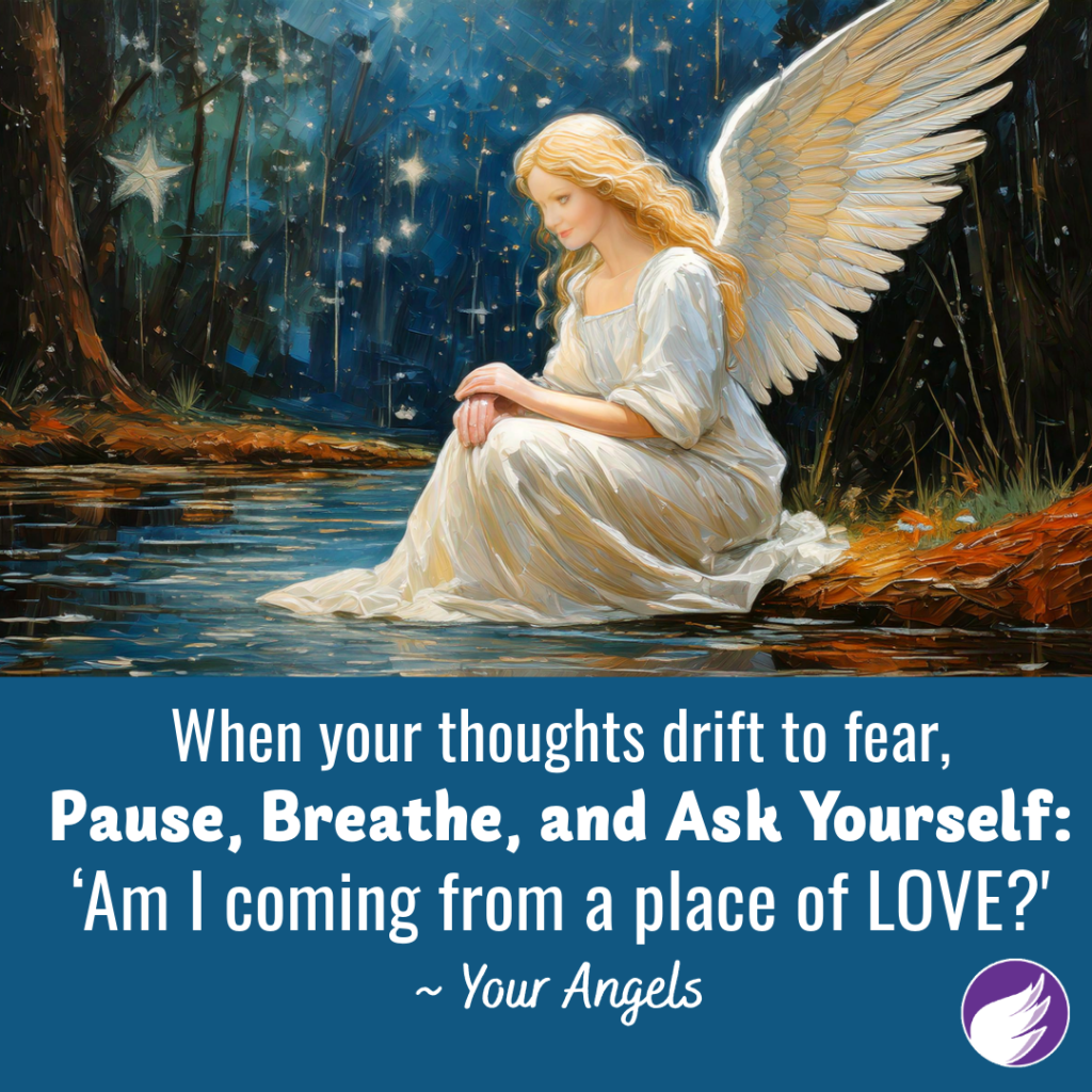 A Loving Pause: Your Angels on Mindful Thinking